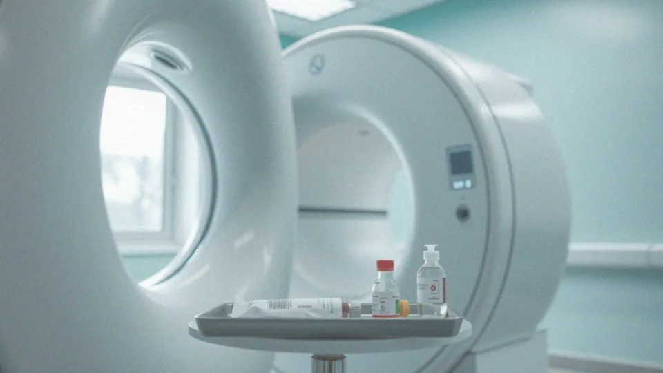 Jakie są potencjalne skutki uboczne badania TK z kontrastem?