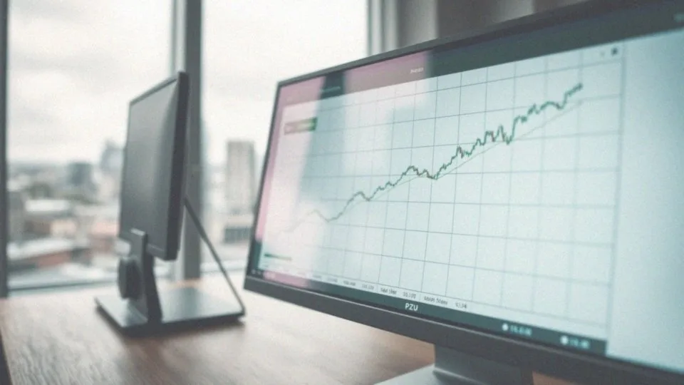 Jakie znaczenie ma odbicie kursu akcji PZU do linii trendu?