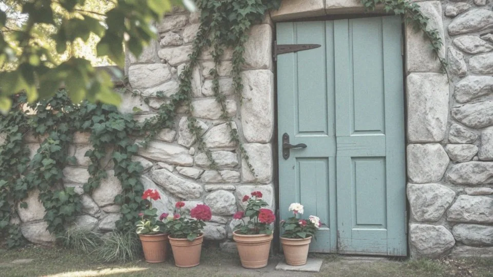 Jak wykorzystać stare drzwi jako niecodzienną dekorację ścienną?