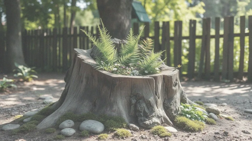 Jakie elementy dekoracyjne można wykonać z pnia drzewa?