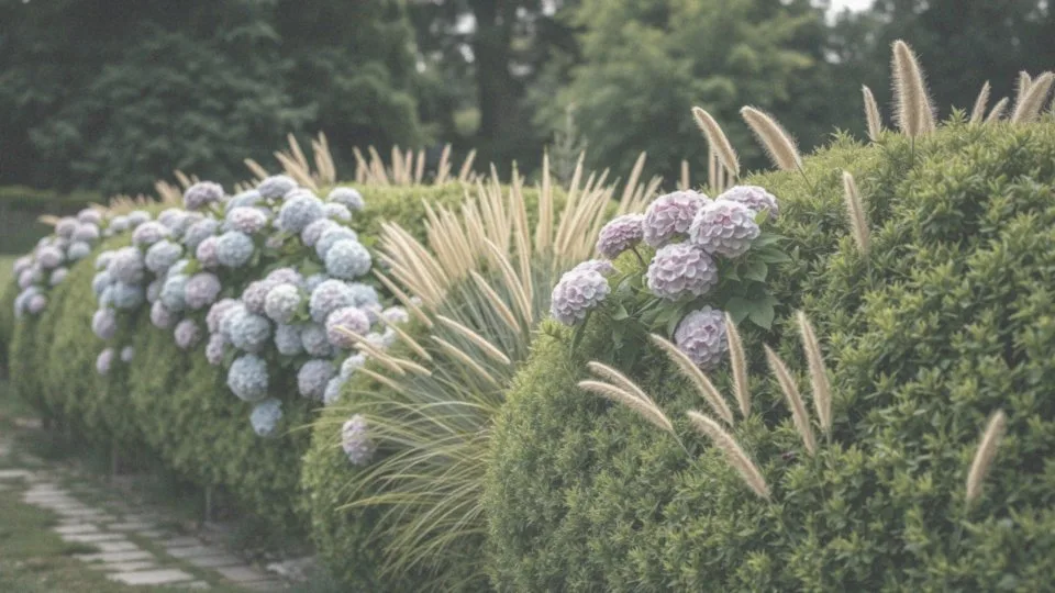 Jak dobór roślin wpływa na efekt wizualny szpalera?