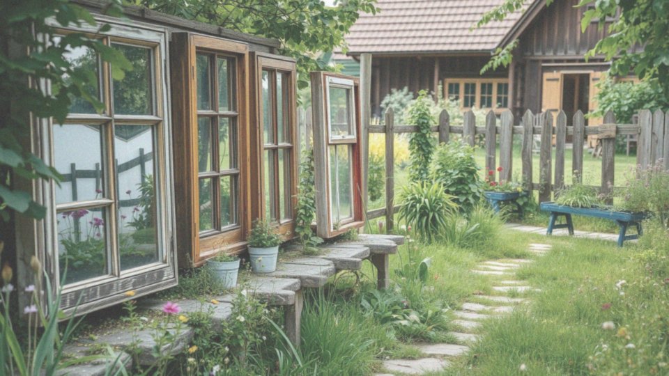 Jakie ekologiczne rozwiązania można zastosować z wykorzystaniem starych okien?