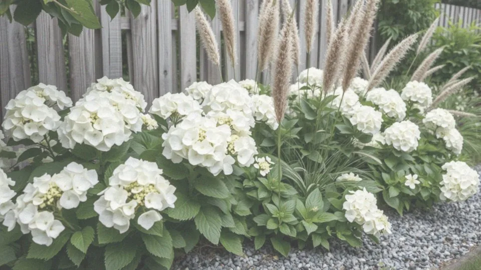 Jak stworzyć nowoczesną rabatę z hortensjami i trawami?