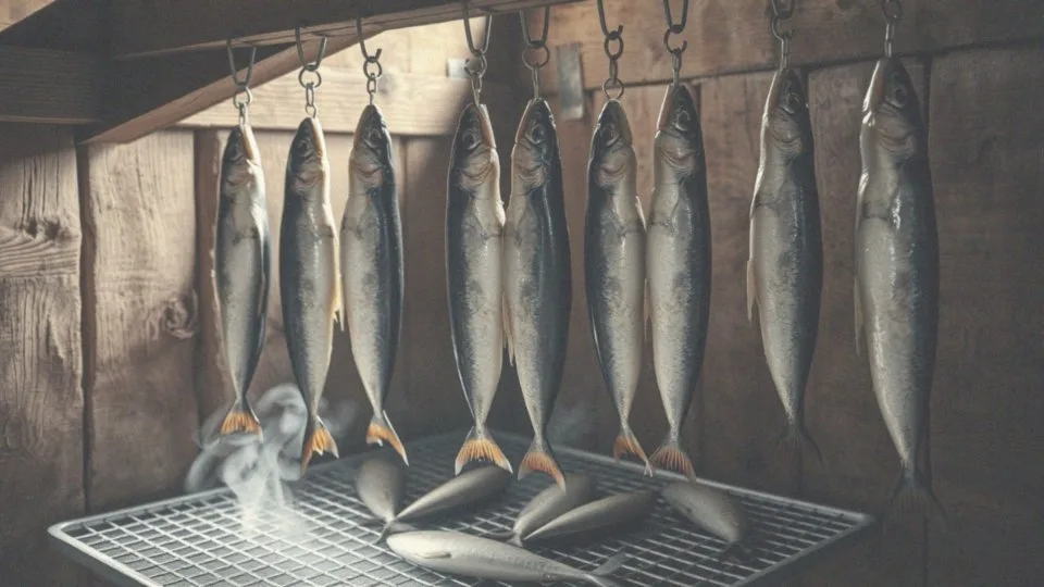 Jak umieścić węgorza w wędzarni?