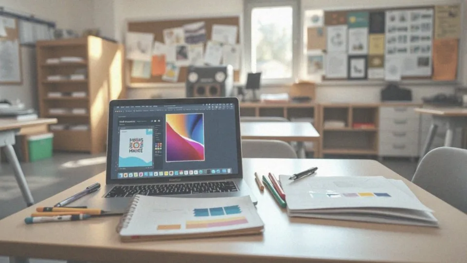 Jakie korzyści przynoszą szablony plakatów w tworzeniu prac szkolnych?