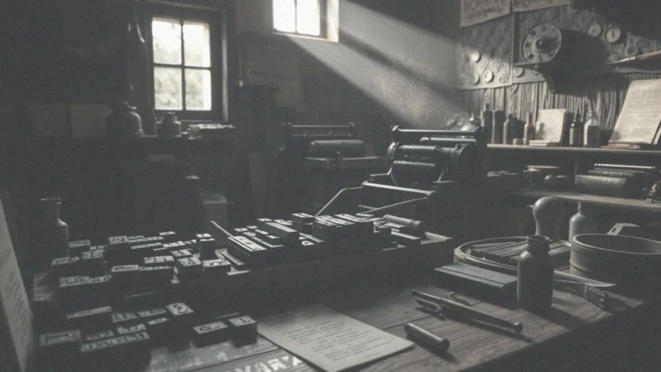 Jakie są historyczne konteksty użycia czcionki w druku?