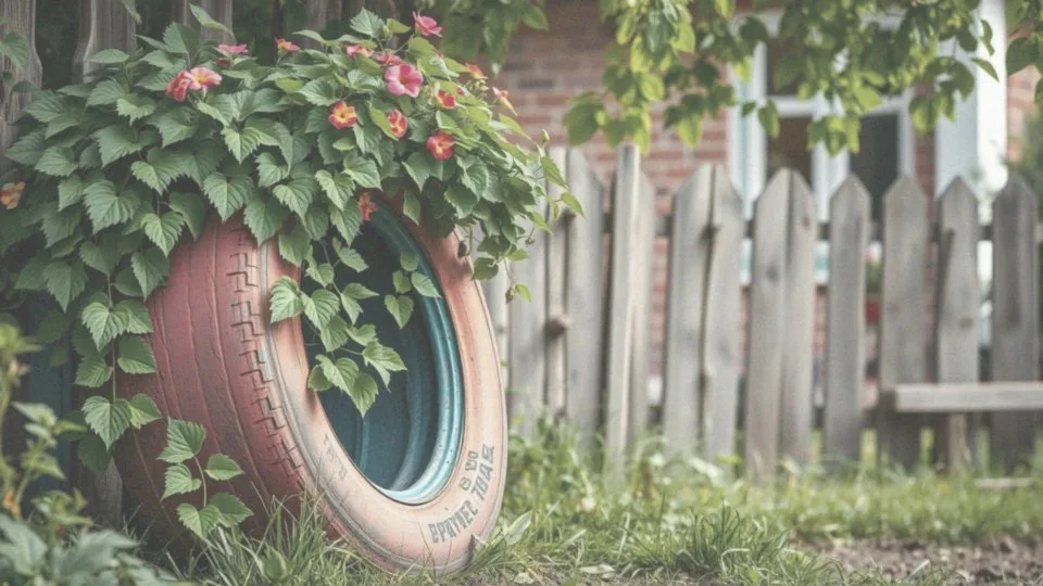 Jak łatwo zrobić doniczki z opon?