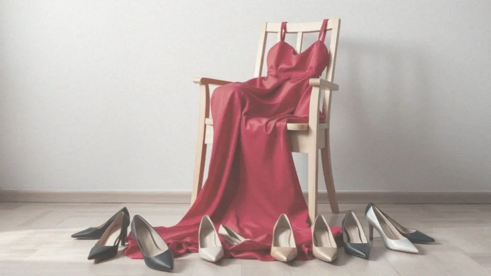 Jakie kolory szpilek są najlepsze do czerwonej sukienki?