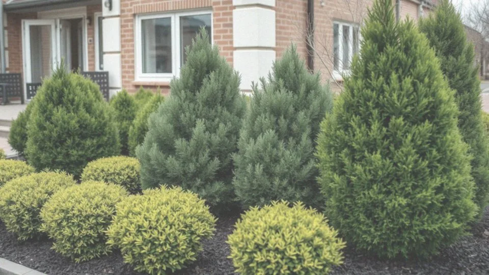 Jakie rośliny zimozielone można posadzić przy tarasie?