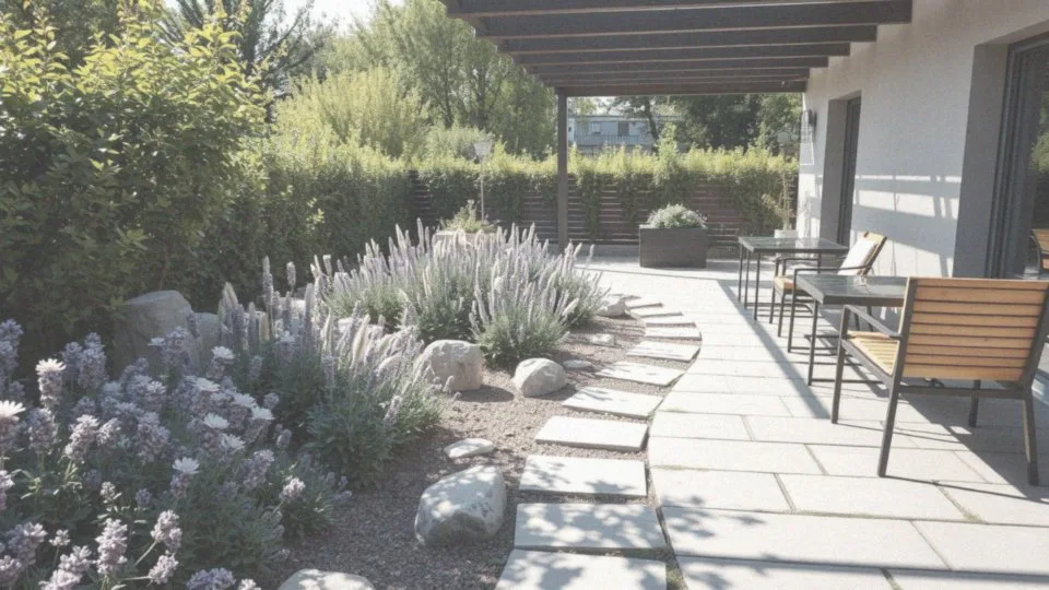 Jak zaprojektować rabatę przy tarasie?