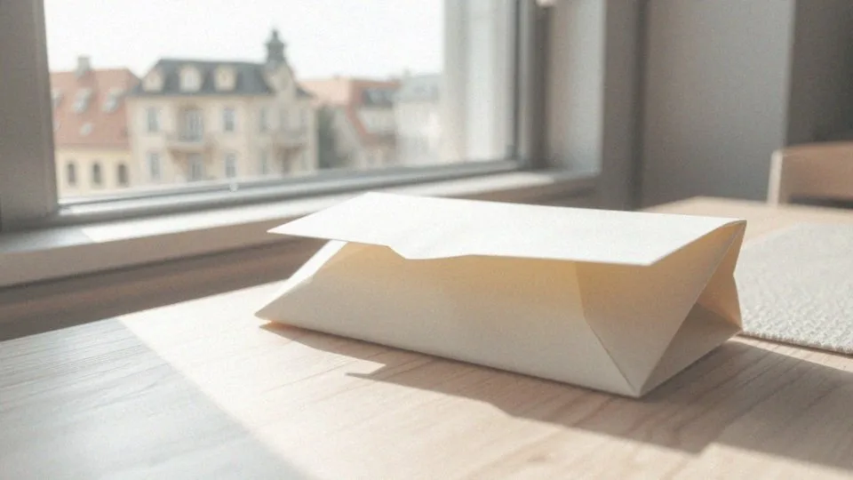 Jak stworzyć kopertę z kartki A4 bez użycia kleju?