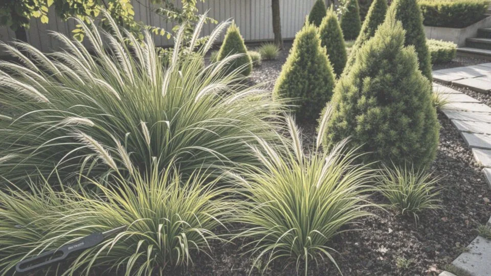 Jakie są najważniejsze zasady pielęgnacji rabaty z trawami i iglakami?